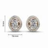 Classic Oval Diamond Studs