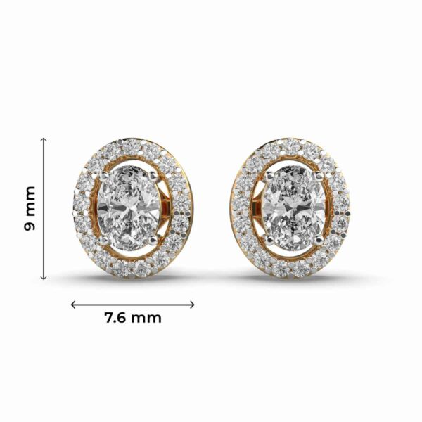 Classic Oval Diamond Studs