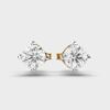 Half Carat Solitaire Diamond Studs