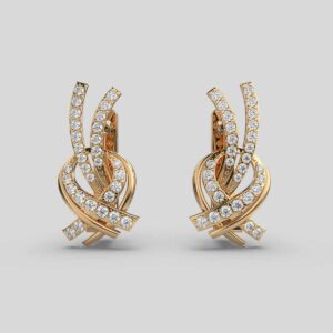 Twinkling Twirls Diamond Earrings