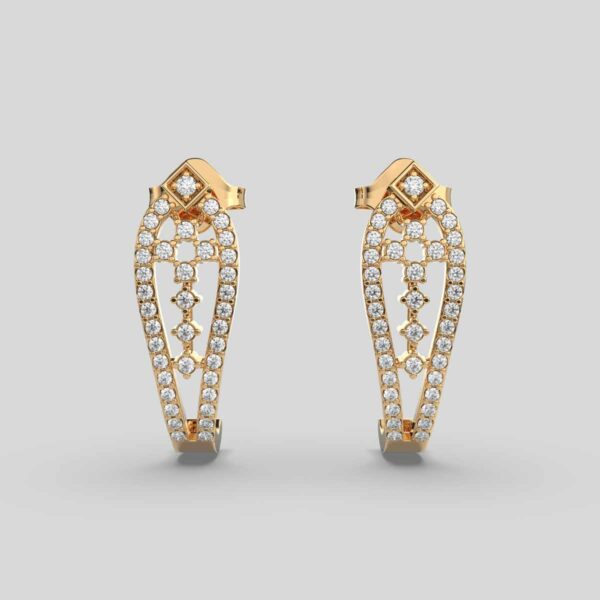 Delicately Charming Diamond Earrings