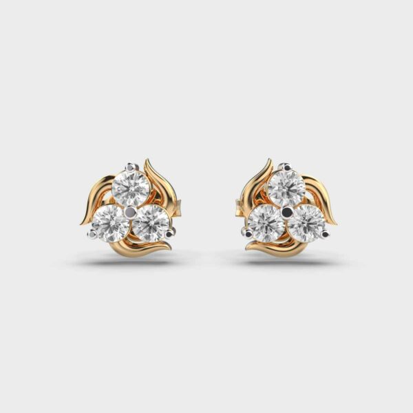 Blooming Buds Diamond Earrings