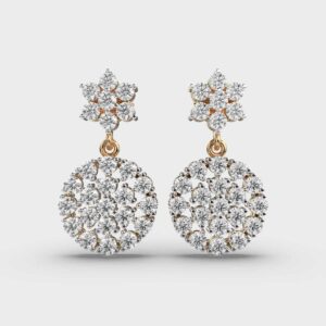 Scintillating Beauty Diamond Danglers