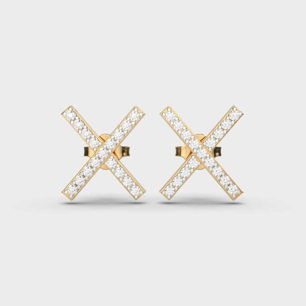 X's Diamond Studs