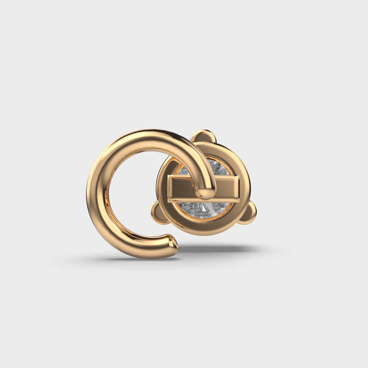 10 Cent Solitaire Classic Nosepin