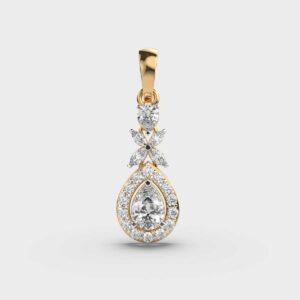 Alluring Diamond Drop Pendant