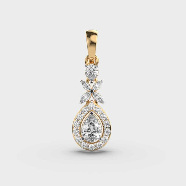 Alluring Diamond Drop Pendant