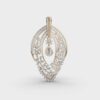 Full Bloom Diamond Pendant