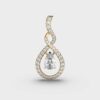 Refreshing Raindrop Diamond Pendant