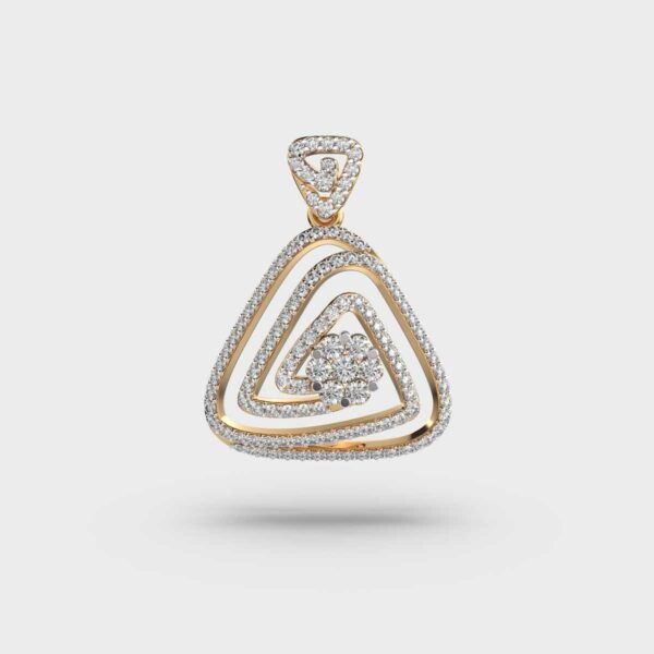 Swirling Beauty Diamond Pendant