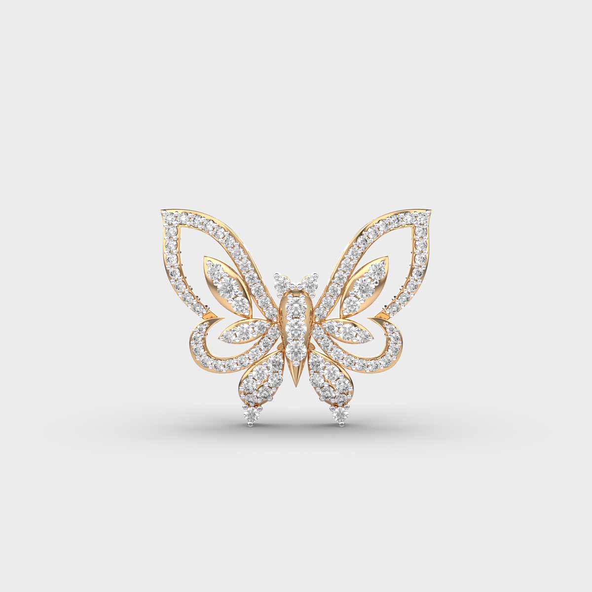 Cheerful Flutter Diamond Pendant