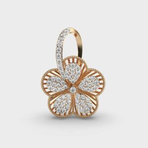 Intricate Flora Diamond Pendant