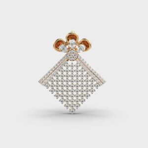 Splendid Square Diamond Pendent