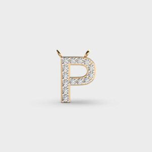 Initials Diamond Pendant - P