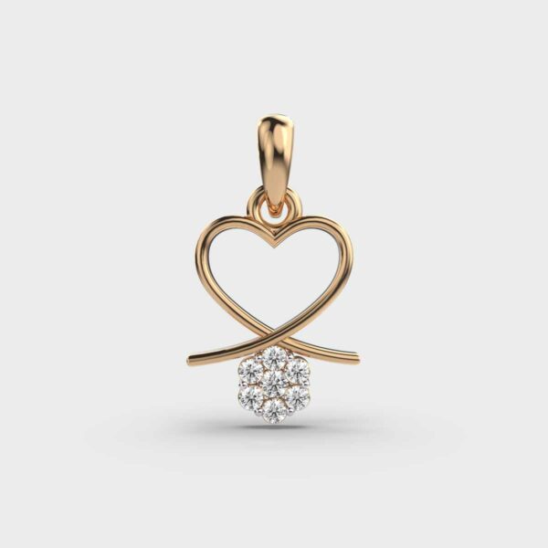 Magical Heart Diamond Pendant