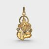 Divine Ganesha Diamond Pendant
