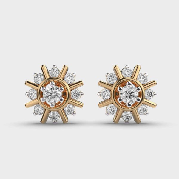 Ferris Wheel Diamond Studs