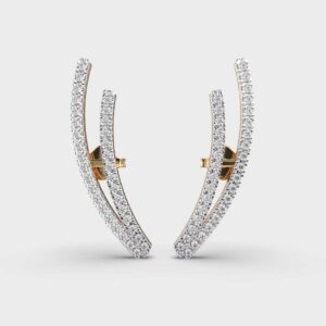 Enchanting Arc Diamond Earrings