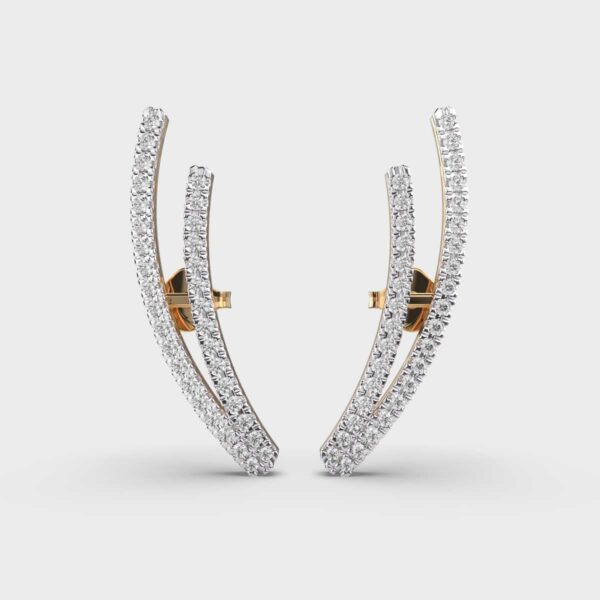 Enchanting Arc Diamond Earrings