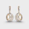 Circle Charmer Diamond Earrings