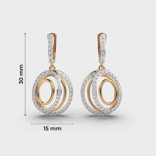 Circle Charmer Diamond Earrings