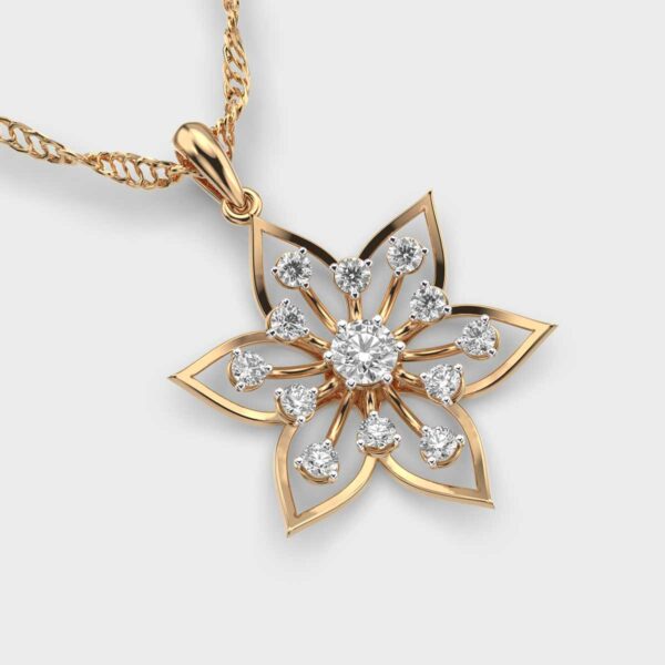 Full Bloom Diamond Pendant