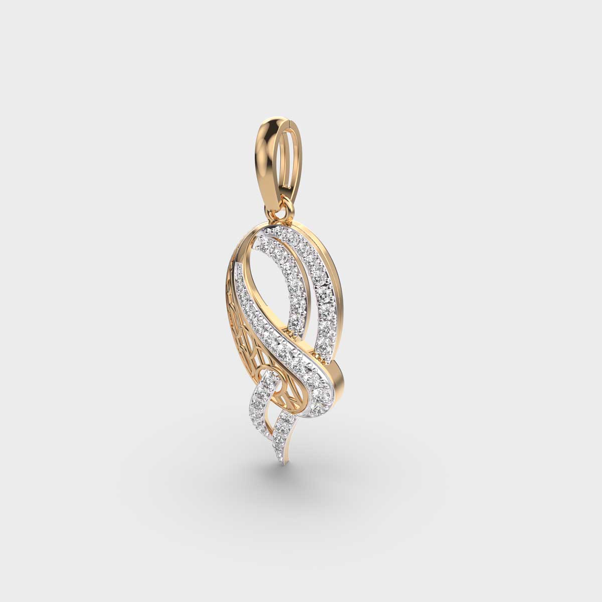 Twinning Cords Diamond Pendant