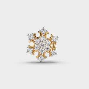 Enticing Snowflake Diamond Nosepin