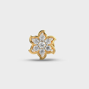 Twinkling Flower Diamond Nosepin