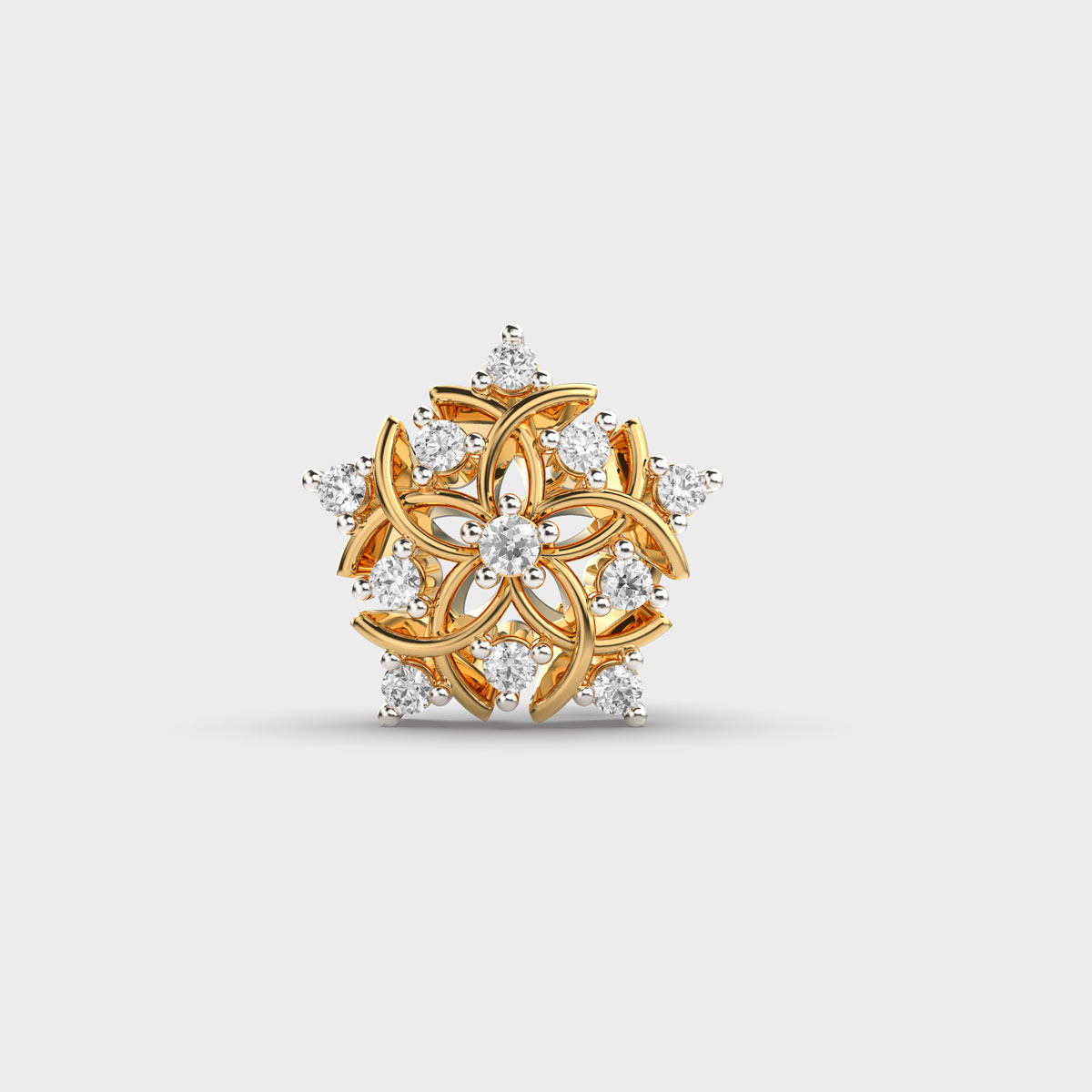 Celestial Weave Diamond Nosepin