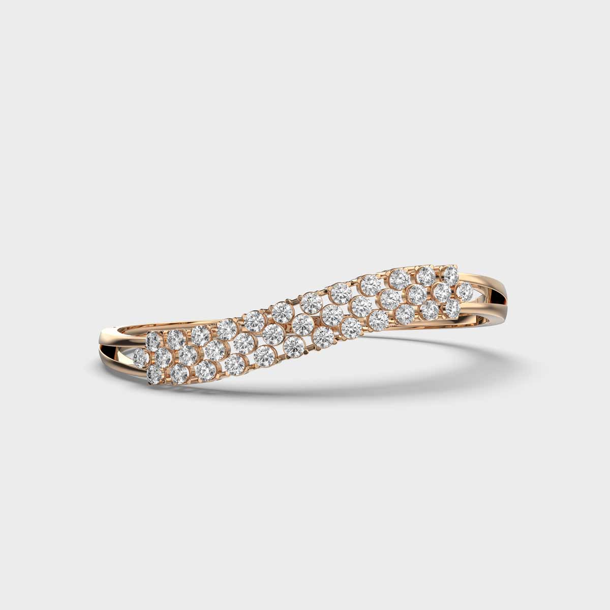 Wave of Infinity Diamond Bracelet