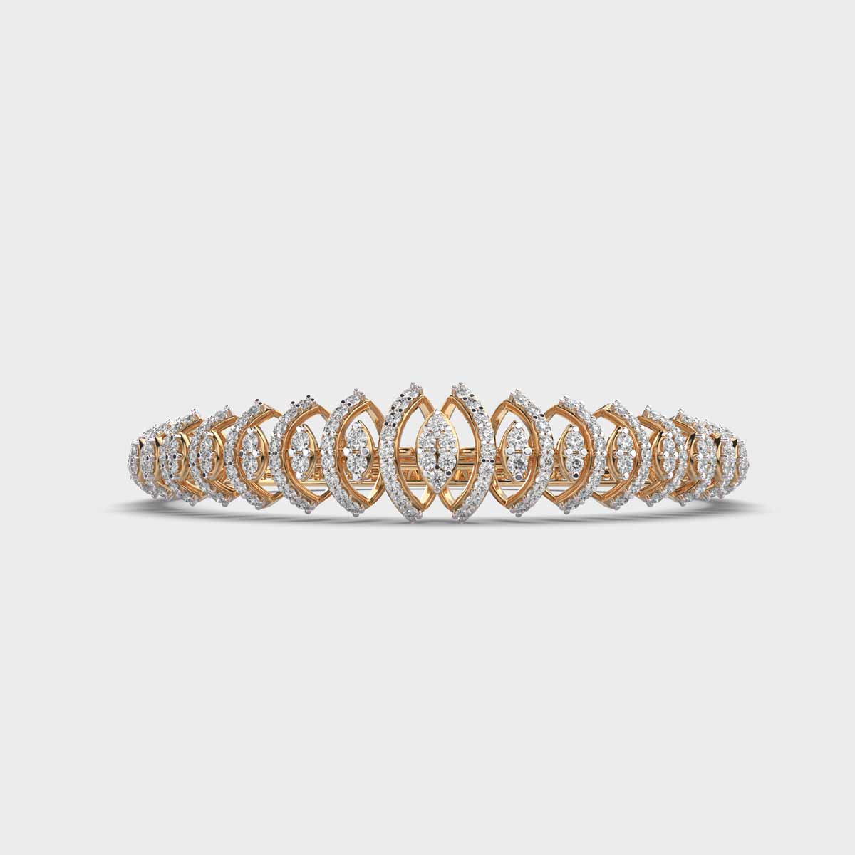 Gleaming Ecstacy Diamond Bracelet | Jewelbox