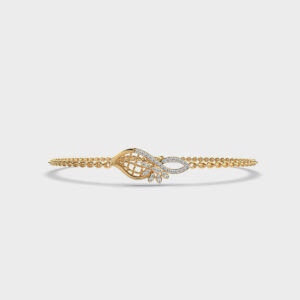 Sleek Flora Diamond Bracelet