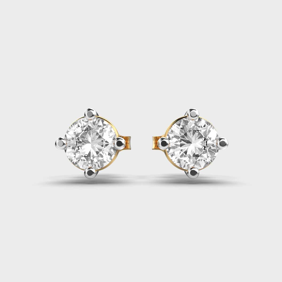 60 Cent Classic Diamond Studs