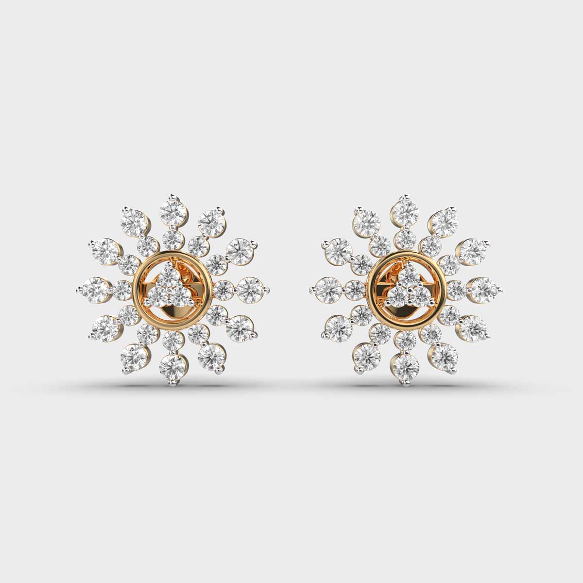 Dahlia Diamond Studs