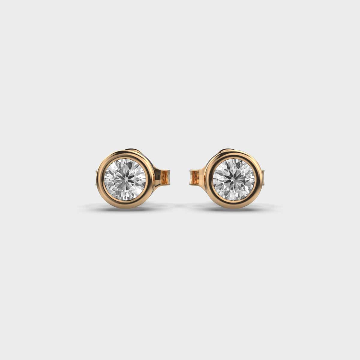 10 Cent Shimmering Solitaire Studs