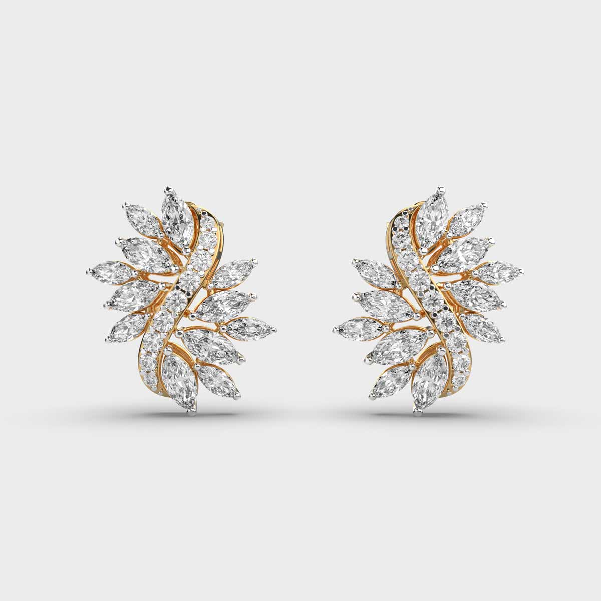 Buoyant Bunch Diamond Studs