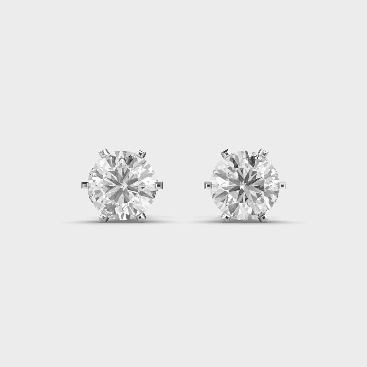 1.2 Carat Classic Solitaire Studs