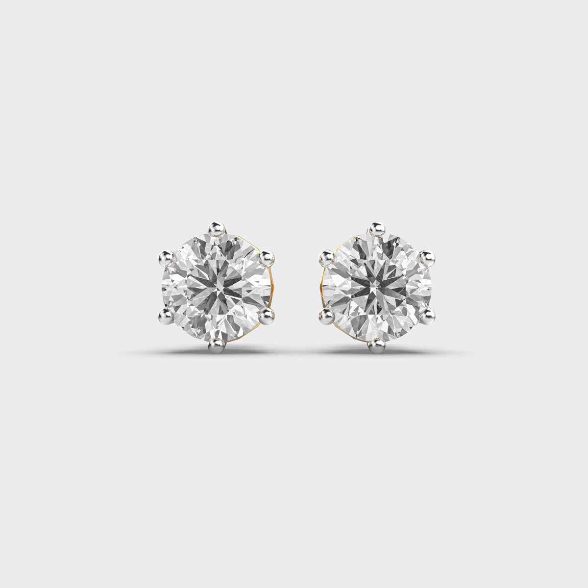 2.4 Carat Classic Solitaire Studs