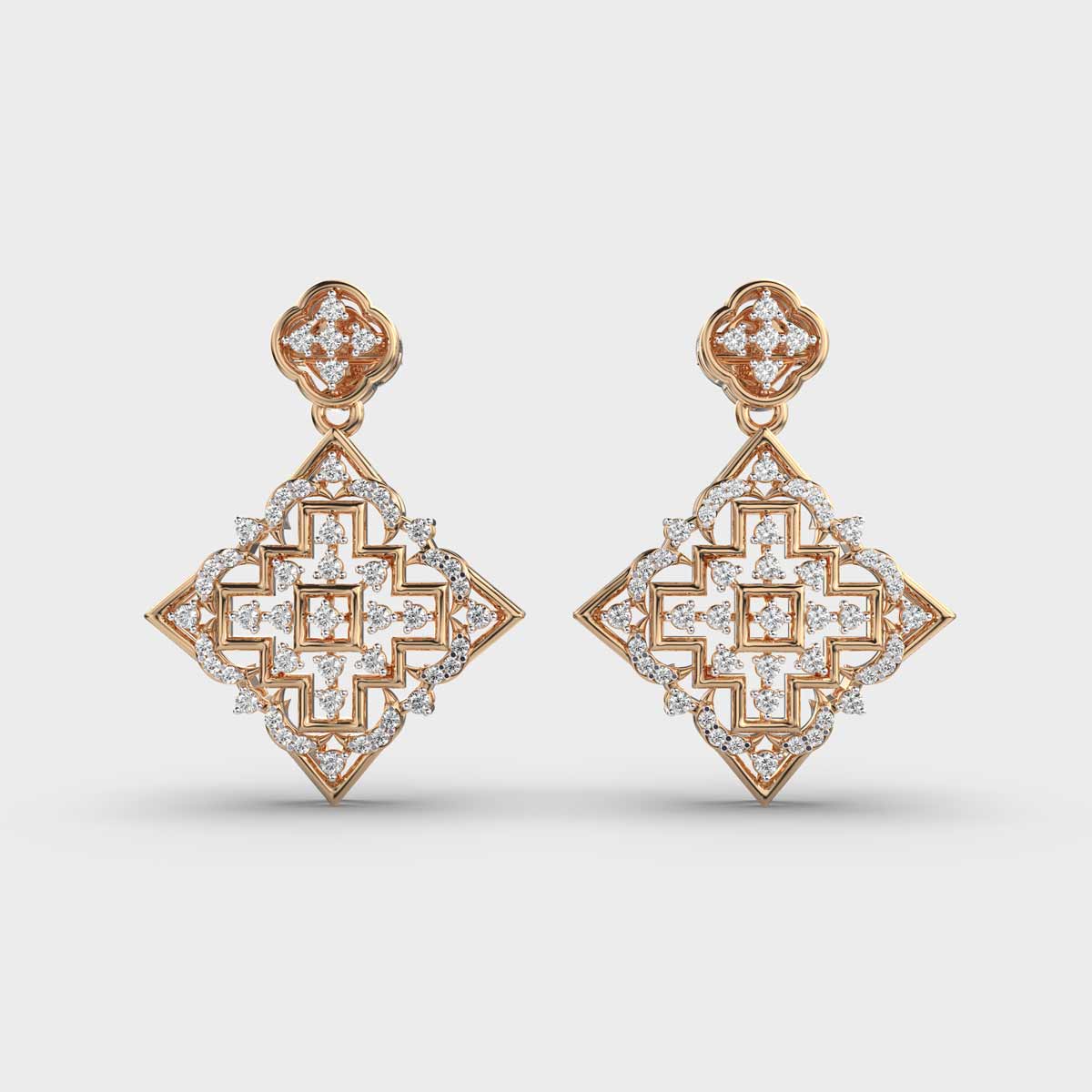 Aztec Beauty Diamond Earrings