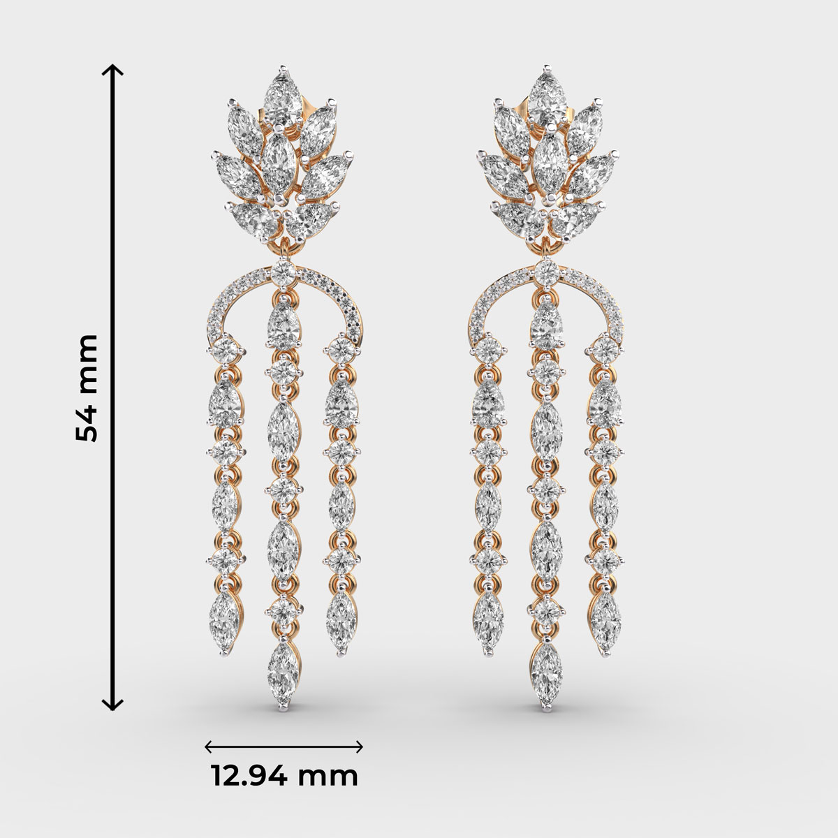 Shooting Star Diamond Earrings
