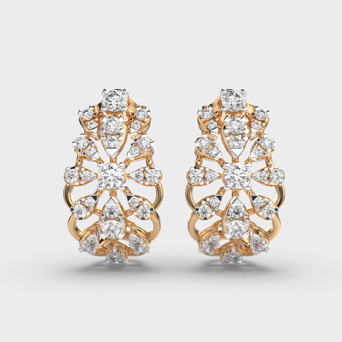 Fountain Diamond Earrings