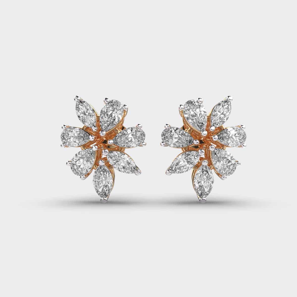 Enigmatic Diamond Studs