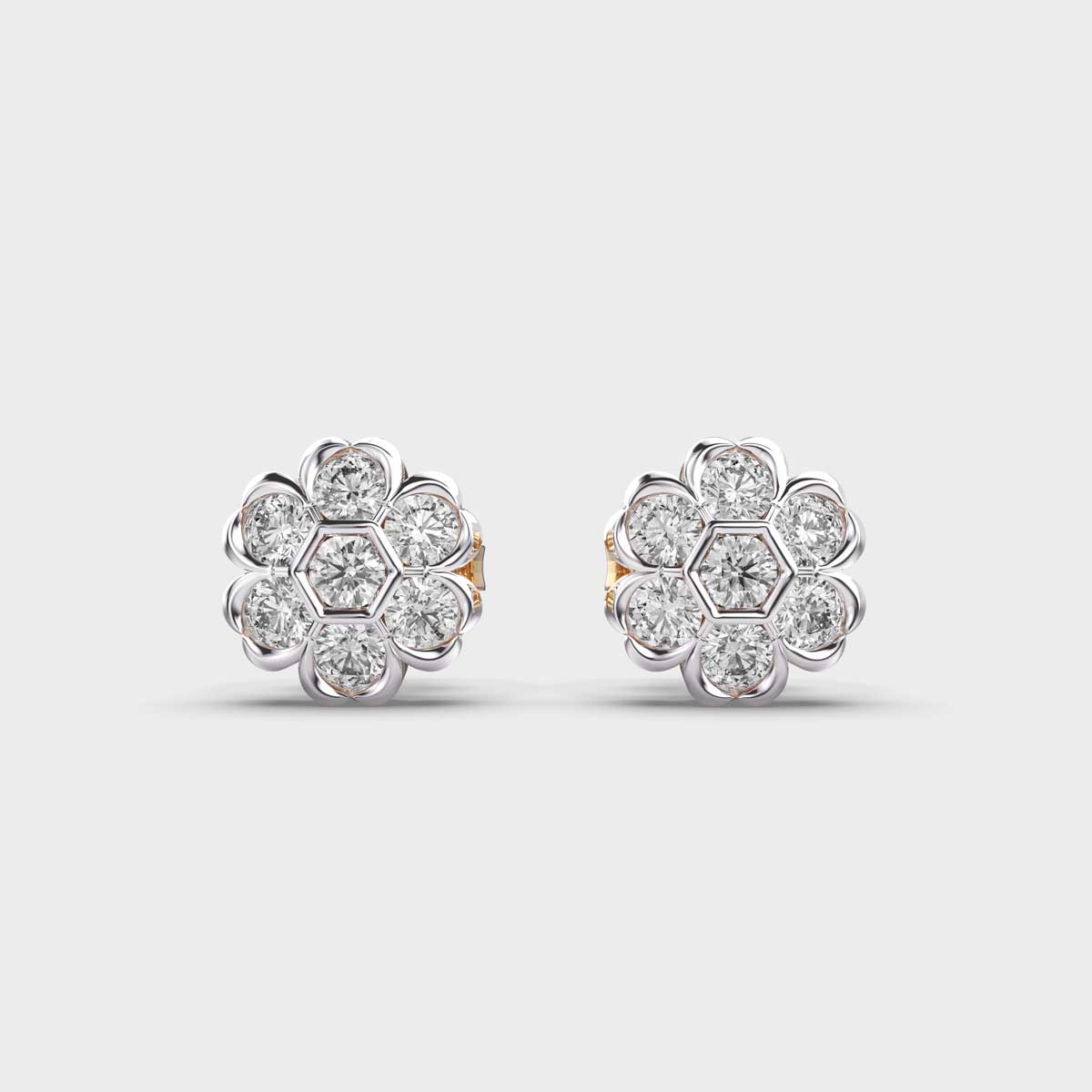 Delightful Blossom Diamond Studs