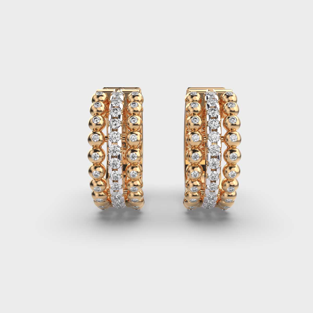 Dewy Diamond Hoops