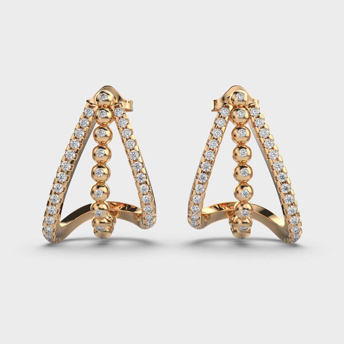 North Star Diamond Earrings