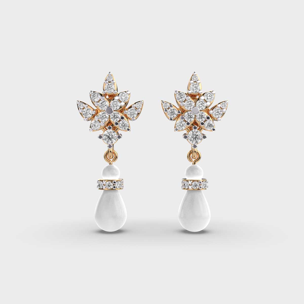 Starry Pearl Drop Earring