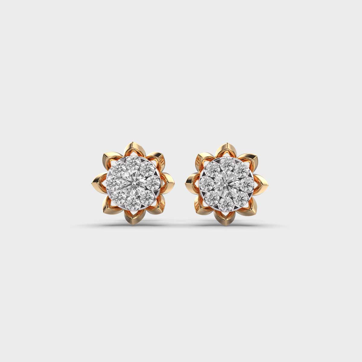 Full Bloom Diamond Studs