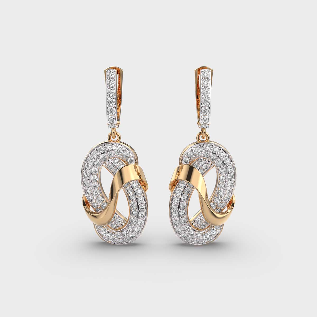 Enchanting Twists Diamond Earrings