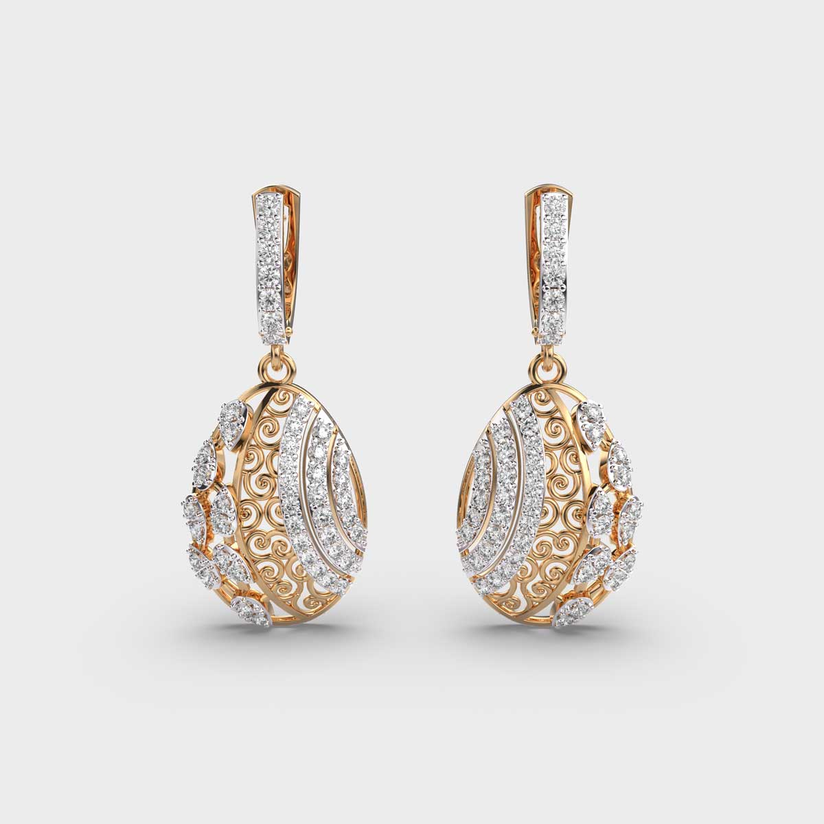 Designer Dewdrops Diamond Earrings